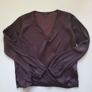 Banana Republic Purple Long sleeve Blouse